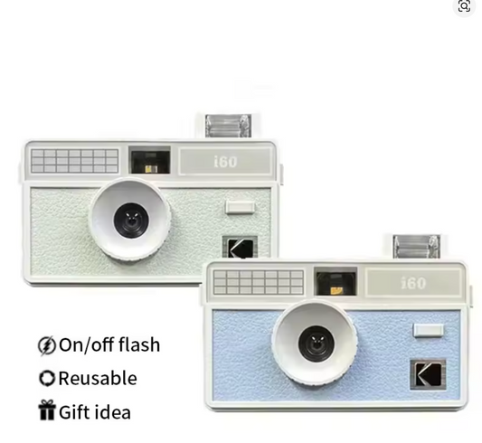 Cámara Retro i60 – Película Descartable con Flash