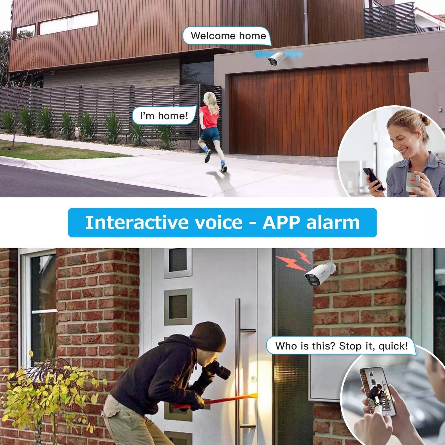 Jennov A95 – Cámara de Seguridad 4K PoE (8MP) con Visión Nocturna